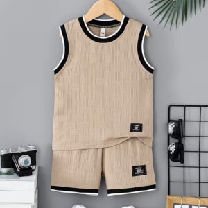 Boys’ 2-Piece Sports Vest and Shorts Set