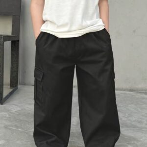 Boys’ Multi-Pocket Straight Fit Cargo Pants
