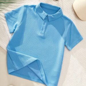 Boys’ Vintage Textured Short Sleeve Tunic Shirt