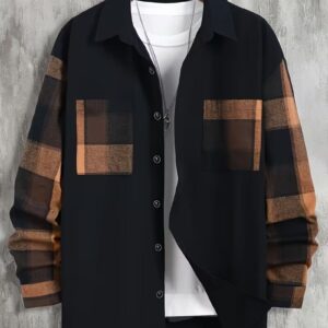 Men’s Classic Plaid Long Sleeve Casual Shirt